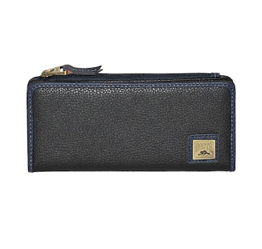 Slim Ladies Wallet with Top Zipper