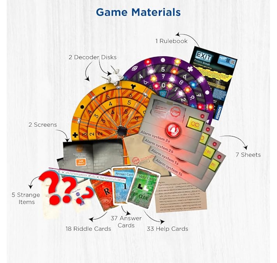 Image 937076_ALTMORE2.jpg, Product 937-076 / Price $24.99, EXIT: The Game - Prison Break from EXIT: The Game on TSC.ca's Toys & Hobbies department