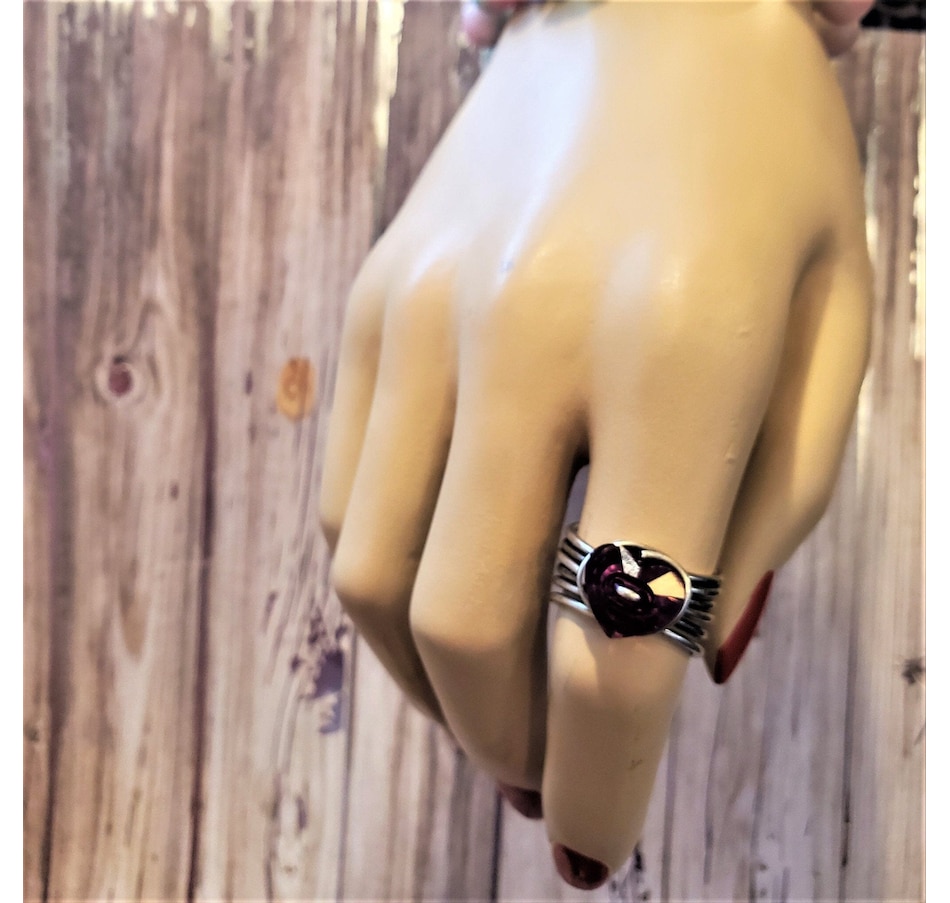 Image 937143_ALTMORE1.jpg, Product 937-143 / Price $380.48, Wire Wrapped Pink Crystal Heart Glam Ring from Avera Group on TSC.ca's Jewellery department