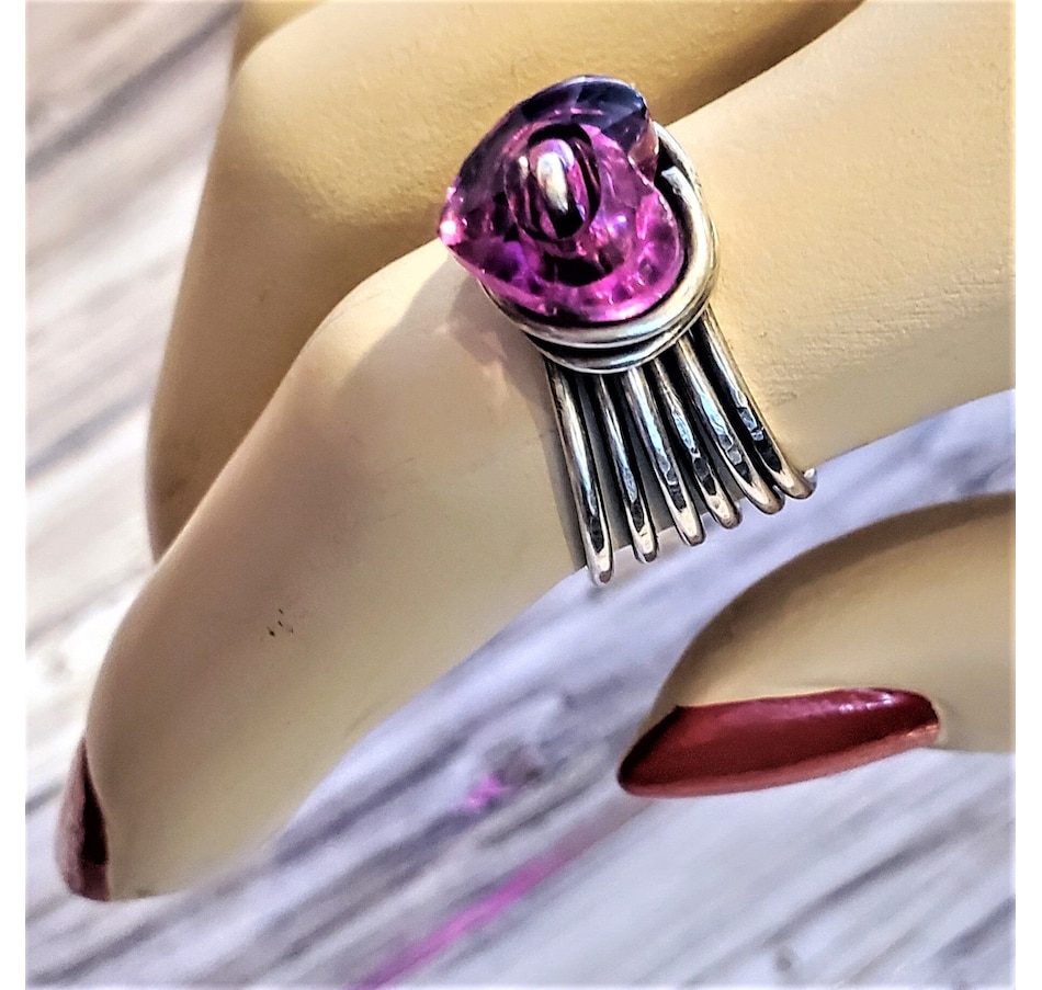 Image 937143_ALTMORE2.jpg, Product 937-143 / Price $380.48, Wire Wrapped Pink Crystal Heart Glam Ring from Avera Group on TSC.ca's Jewellery department
