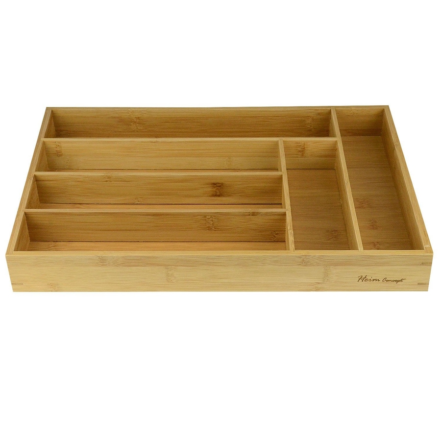 Image 937324.jpg, Product 937-324 / Price $22.00, Heim Concept Organic Bamboo 6-Slot Organizer, Utensils Utility Storage from Heim Concept on TSC.ca's Home & Garden department