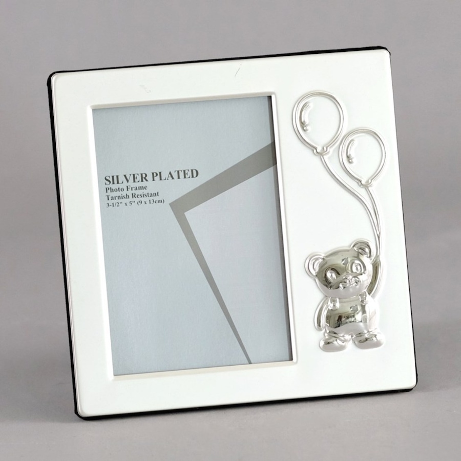 Image 937333_ALTMORE1.jpg, Product 937-333 / Price $27.00, Bear & Balloons II Silver Photo Frame 3x5" from Jiallo on TSC.ca's Home & Garden department