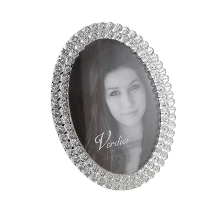 Image 937337.jpg, Product 937-337 / Price $39.00, Photo Frame - Oval With Crystals 8 x 10" from Jiallo on TSC.ca's Home & Garden department