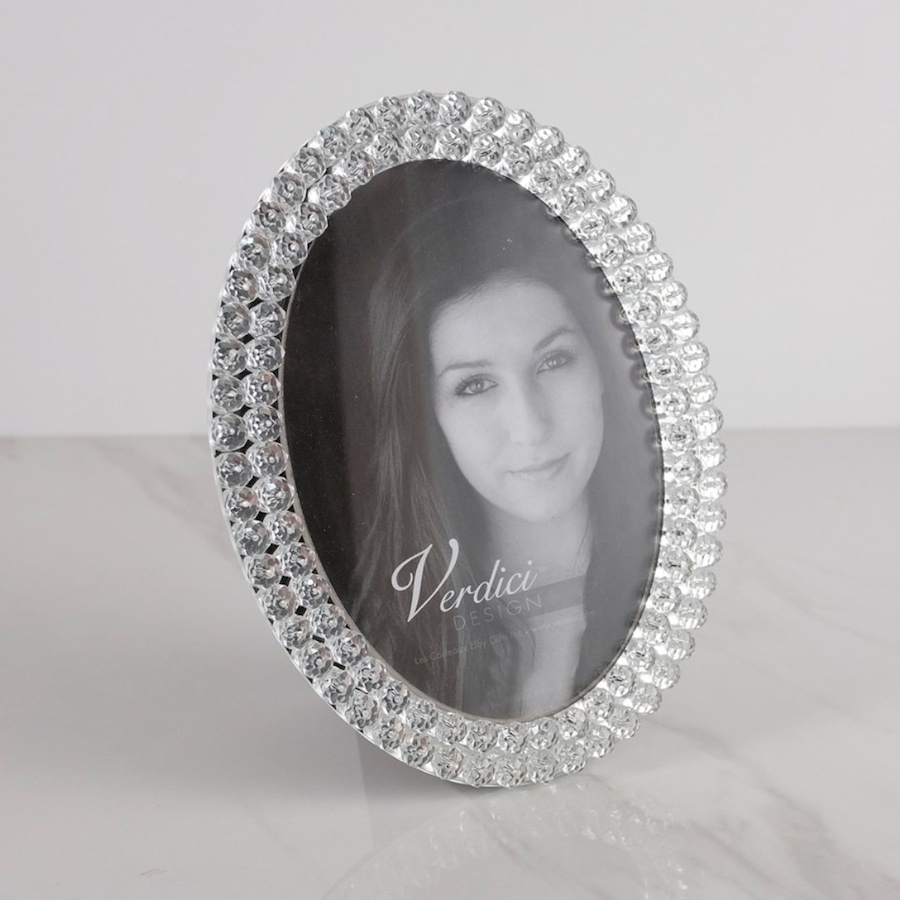Image 937337_ALTMORE1.jpg, Product 937-337 / Price $39.00, Photo Frame - Oval With Crystals 8 x 10" from Jiallo on TSC.ca's Home & Garden department