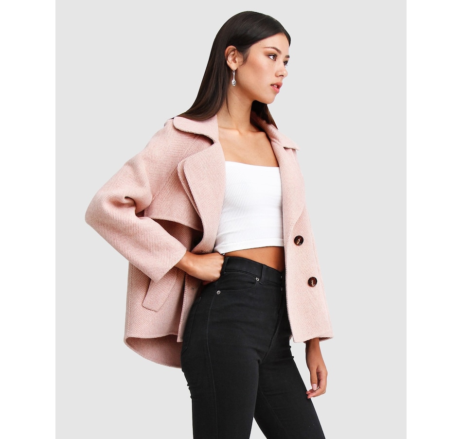 Image 937412_ALTMORE13.jpg, Product 937-412 / Price $124.98 - $187.46, belle & bloom I'm Yours Wool Blend Peacoat from belle & bloom on TSC.ca's Fashion department
