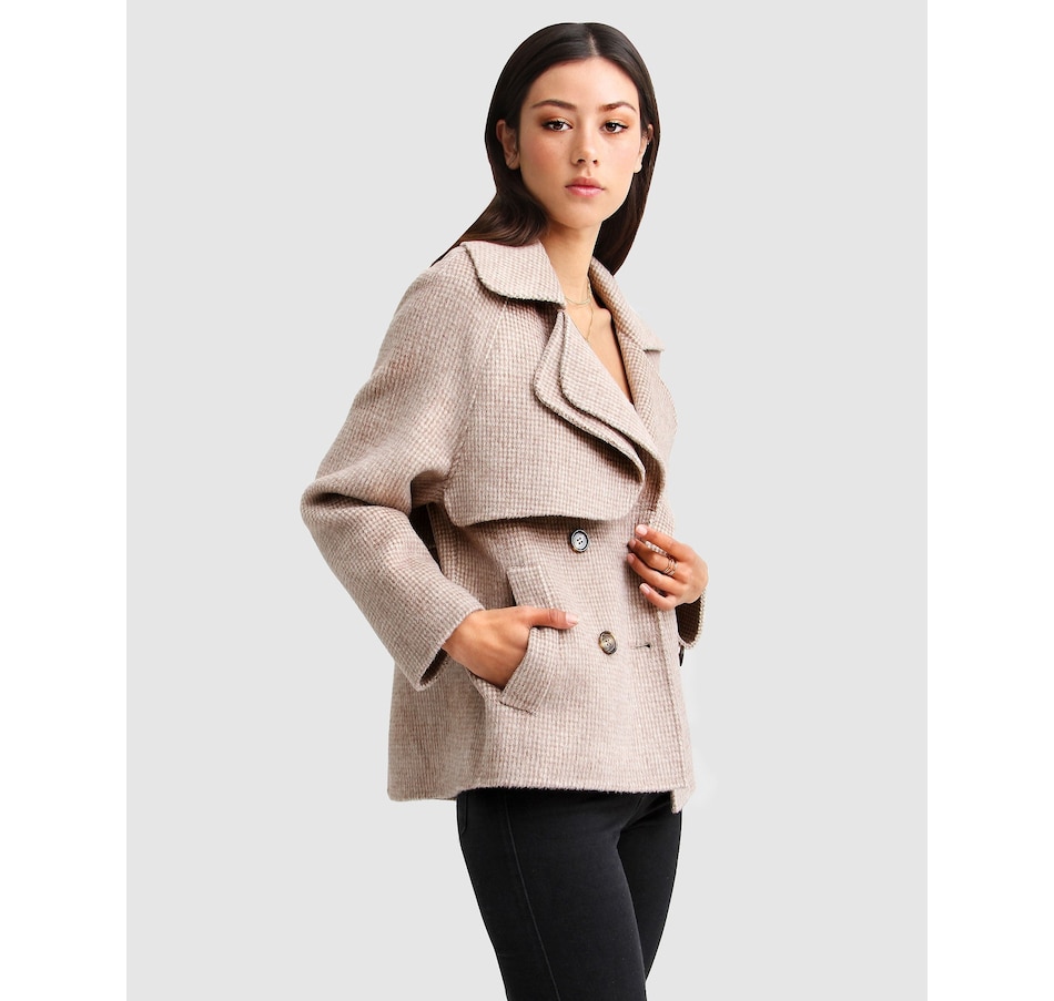 Image 937412_ALTMORE18.jpg, Product 937-412 / Price $124.98 - $187.46, belle & bloom I'm Yours Wool Blend Peacoat from belle & bloom on TSC.ca's Fashion department