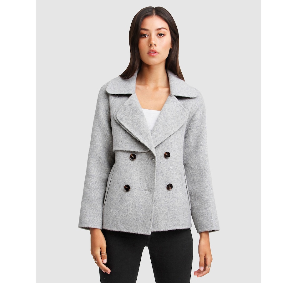 Image 937412_ST02.jpg, Product 937-412 / Price $124.98 - $187.46, belle & bloom I'm Yours Wool Blend Peacoat from belle & bloom on TSC.ca's Fashion department