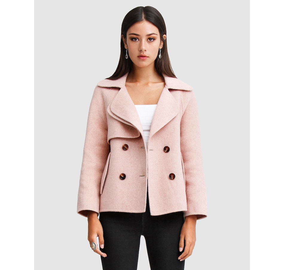 Image 937412_ST04.jpg, Product 937-412 / Price $124.98 - $187.46, belle & bloom I'm Yours Wool Blend Peacoat from belle & bloom on TSC.ca's Fashion department