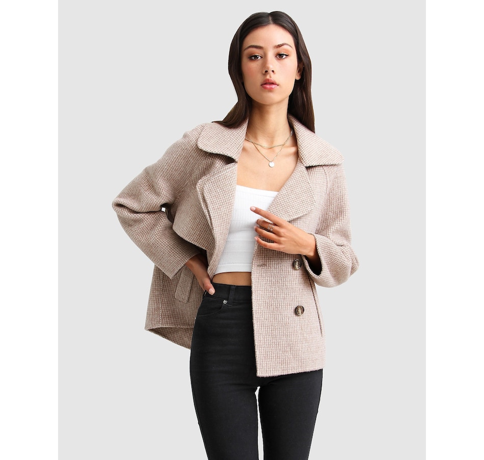 Image 937412_ST05.jpg, Product 937-412 / Price $124.98 - $187.46, belle & bloom I'm Yours Wool Blend Peacoat from belle & bloom on TSC.ca's Fashion department
