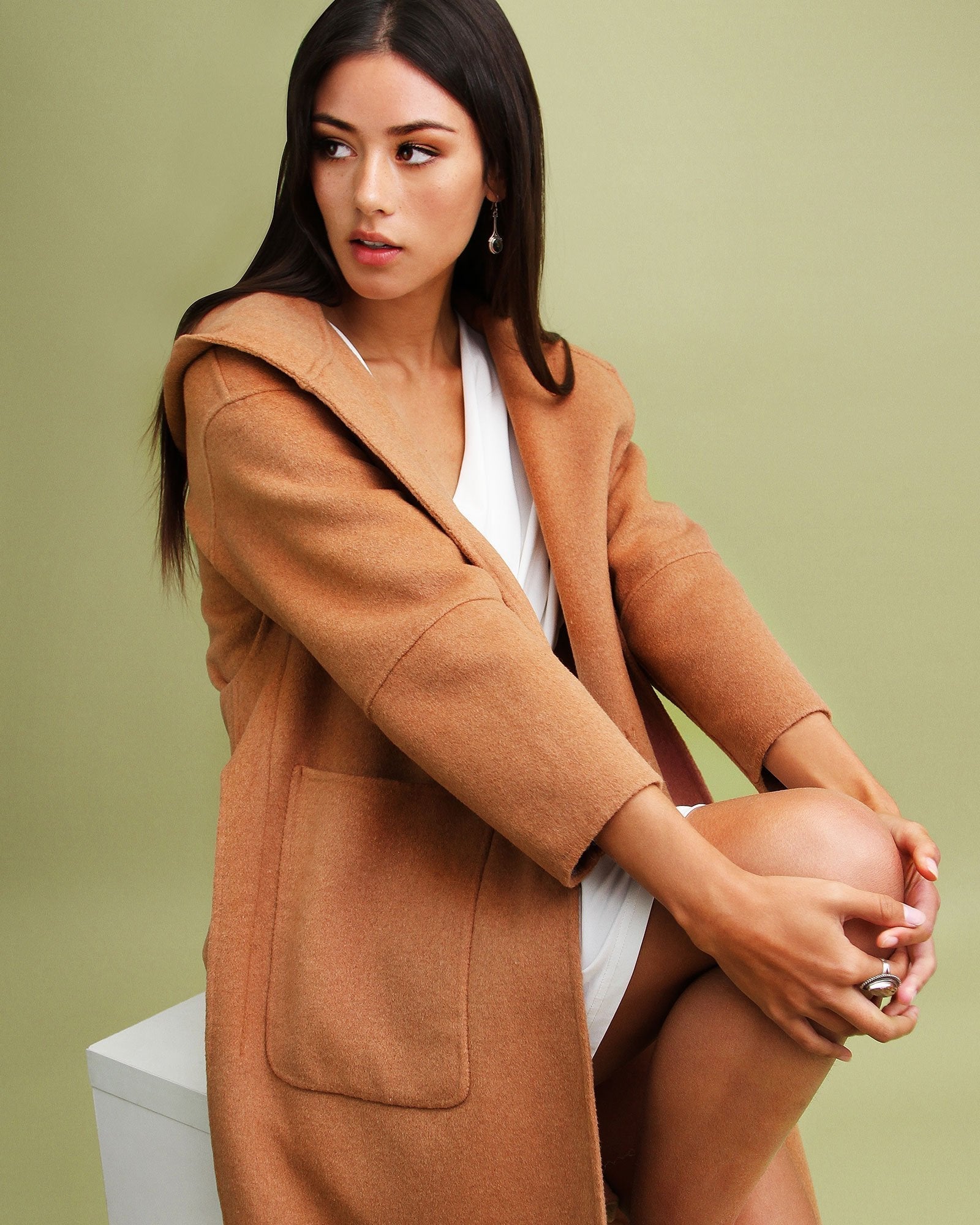 belle & bloom Walk This Way Wool Blend Oversized Coat - TSC.ca