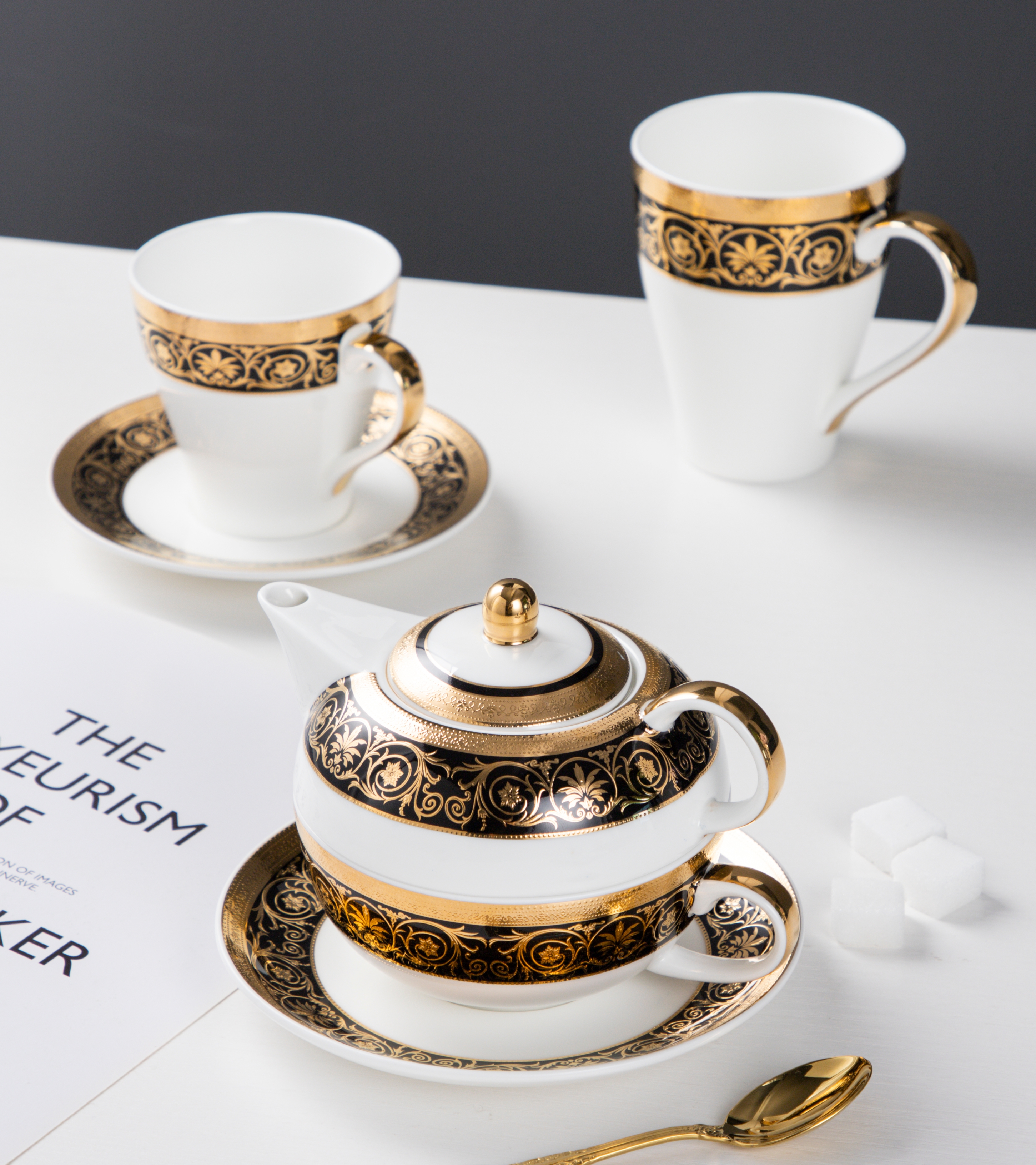 The Whispers of Elegance Tea Service Collection - Tea for one Tea