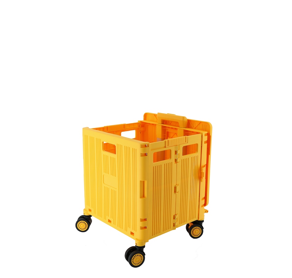 Image 937472_ALTMORE1.jpg, Product 937-472 / Price $100.00, Jiallo Foldable Utility Crate with 360° Spinner Wheels & Telescopic Handle (Orange Color) from Jiallo on TSC.ca's Home & Garden department
