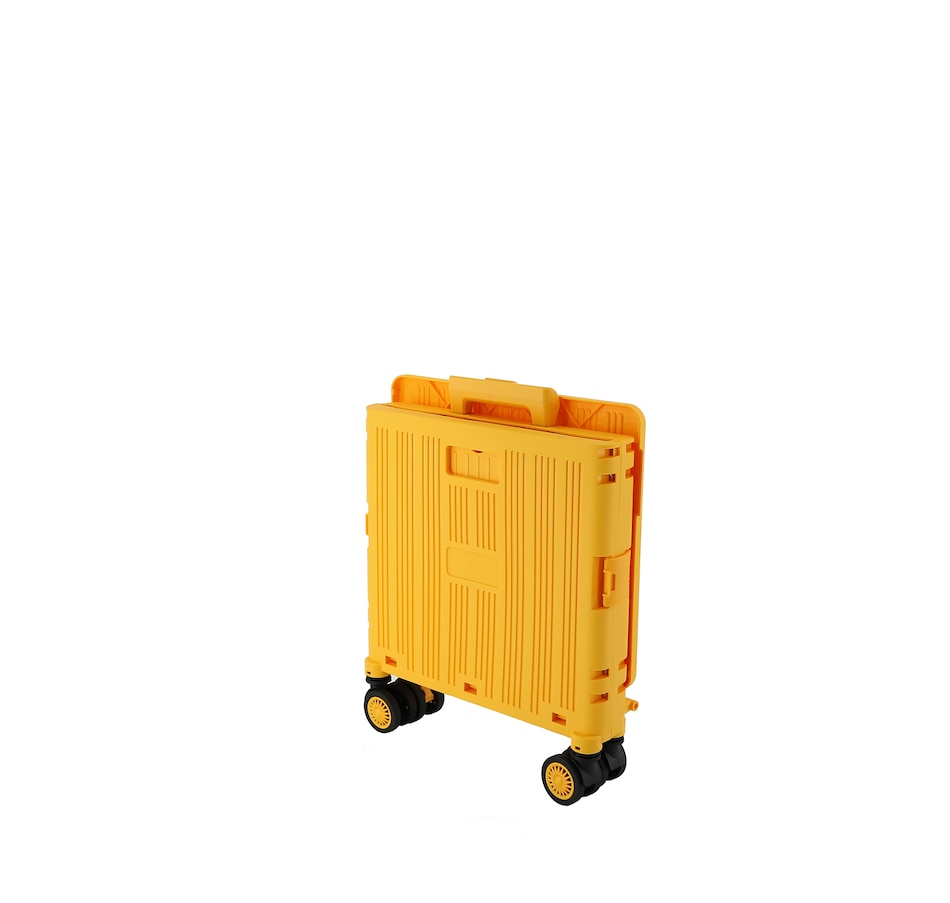 Image 937472_ALTMORE2.jpg, Product 937-472 / Price $100.00, Jiallo Foldable Utility Crate with 360° Spinner Wheels & Telescopic Handle (Orange Color) from Jiallo on TSC.ca's Home & Garden department