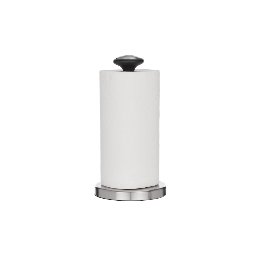 Image 937477_ALTMORE2.jpg, Product 937-477 / Price $34.00, Jiallo Stainless Steel Paper Towel Holder with Black Knob from Jiallo on TSC.ca's Home & Garden department