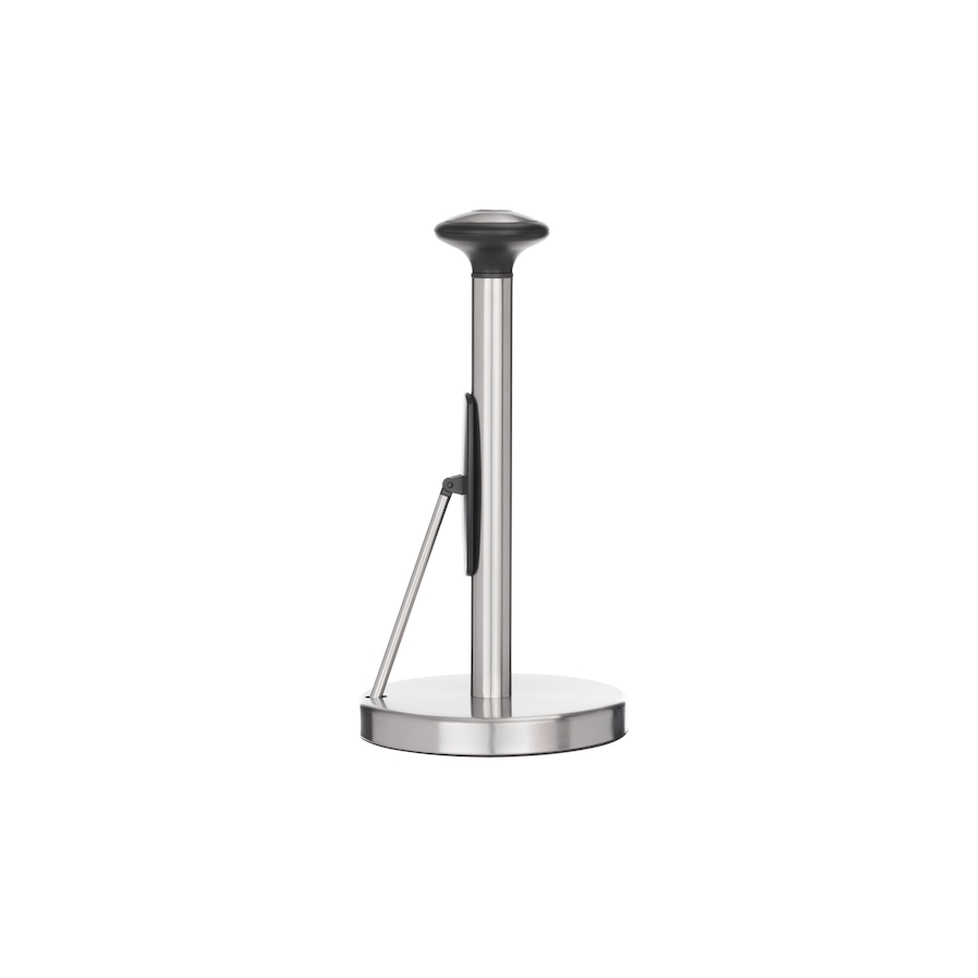 Image 937500.jpg, Product 937-500 / Price $34.00, Jiallo Stainless Steel Paper Towel Holder with Black Knob and Tension Arm from Jiallo on TSC.ca's Home & Garden department