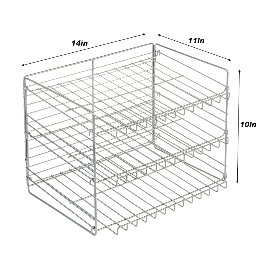 Image 937508_ALTMORE1.jpg, Product 937-508 / Price $26.00, Iron Wire Storage Rack (Chrome) from Jiallo on TSC.ca's Home & Garden department