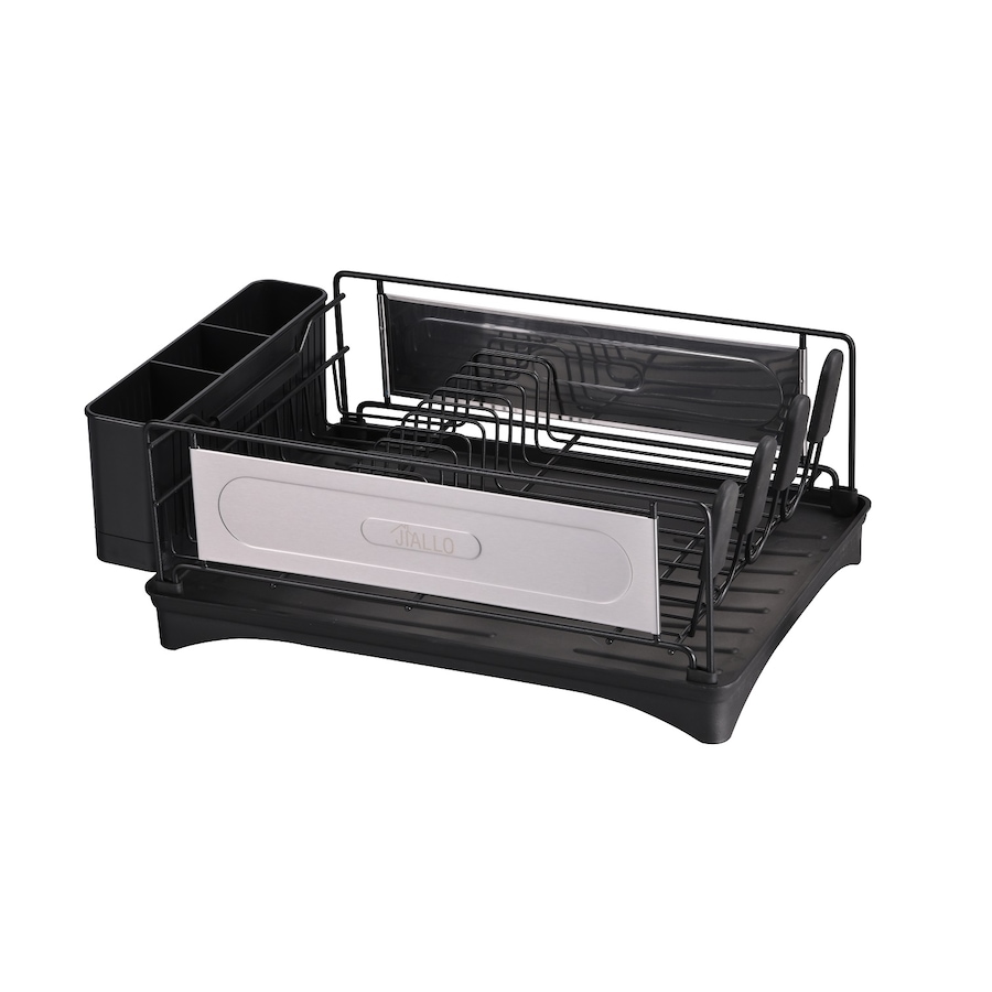 Image 937511.jpg, Product 937-511 / Price $71.00, Jiallo Stainless steel luxury dish rack with Self-draining tray (Black Color) from Jiallo on TSC.ca's Home & Garden department