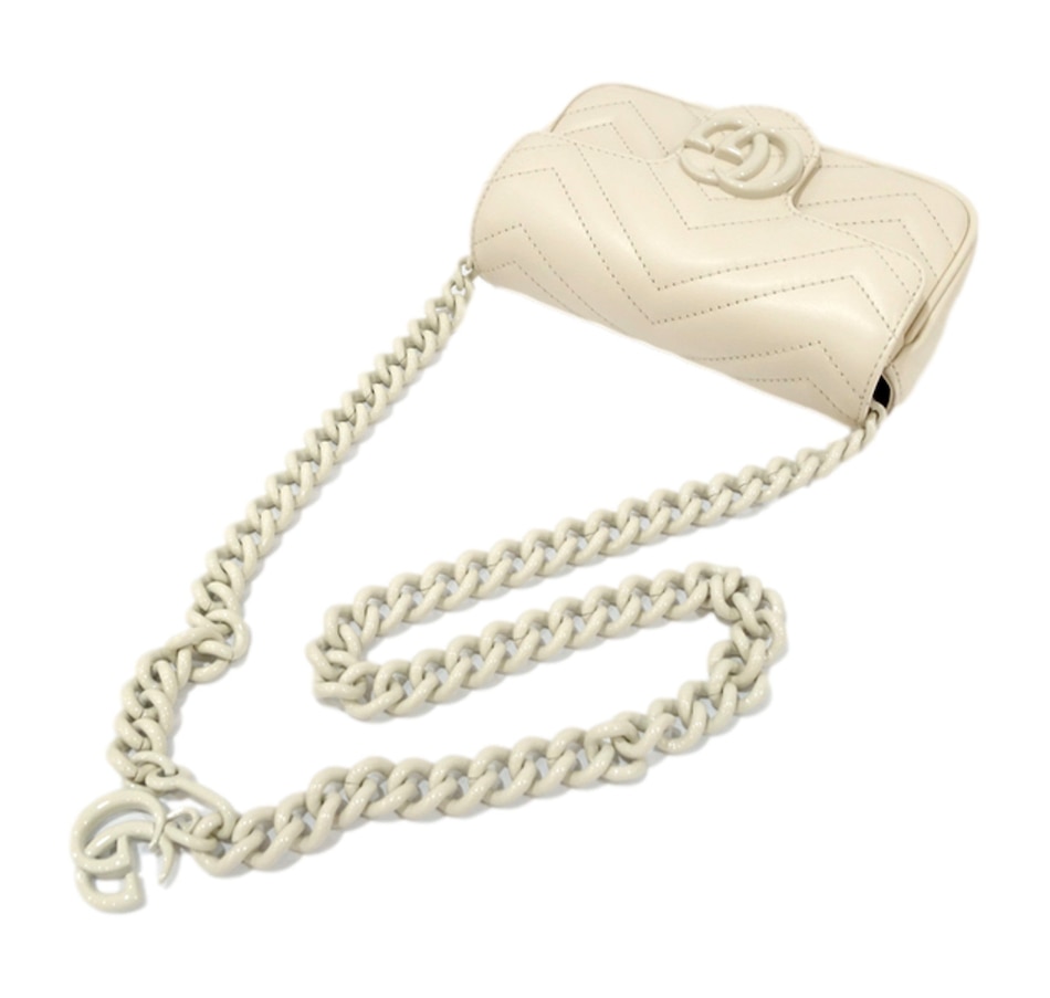 Image 937859_ALTMORE2.jpg, Product 937-859 / Price $2,377.00, Gucci GG Marmont Mini Belt Bag White Quilted Leather Monochrome Size 80 from Gucci on TSC.ca's Fashion department