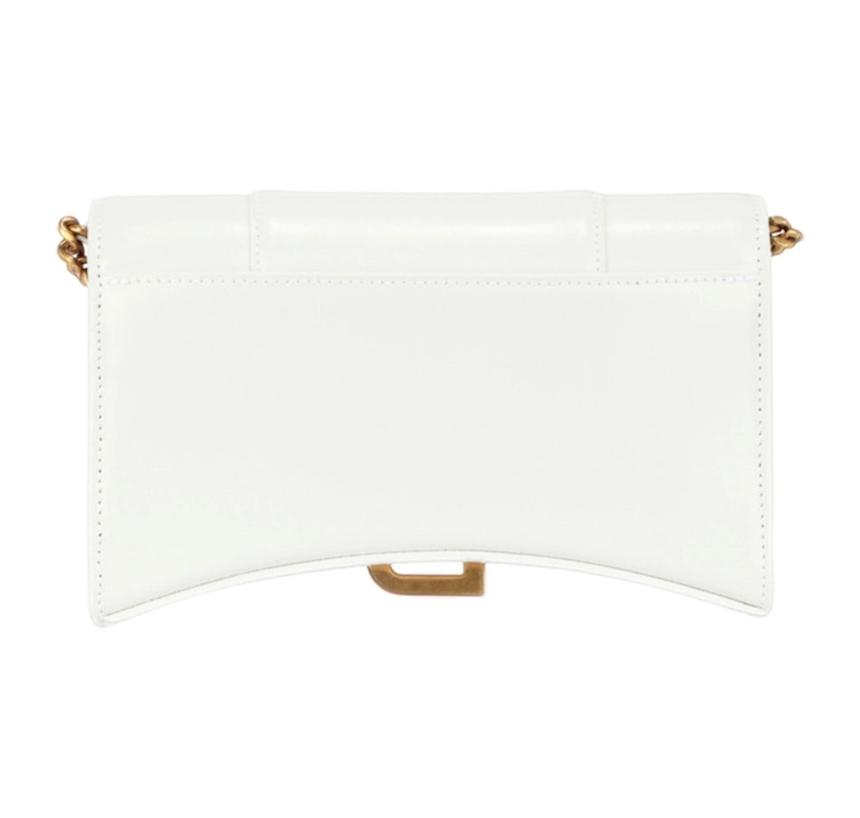 Image 937871_ALTMORE1.jpg, Product 937-871 / Price $2,385.00, Balenciaga Hourglass White Smooth Calfskin Leather Wallet on Chain Crossbody Bag from Balenciaga on TSC.ca's Fashion department