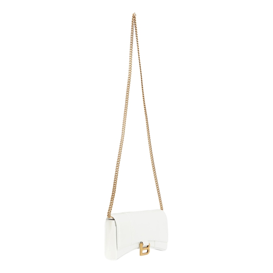 Image 937871_ALTMORE3.jpg, Product 937-871 / Price $2,385.00, Balenciaga Hourglass White Smooth Calfskin Leather Wallet on Chain Crossbody Bag from Balenciaga on TSC.ca's Fashion department