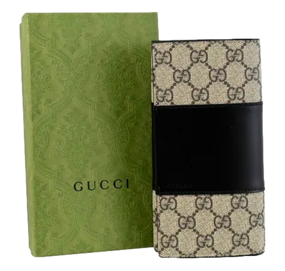 Image 937898_ALTMORE4.jpg, Product 937-898 / Price $1,145.00, Gucci GG Supreme Canvas Leather Long Wallet from Gucci on TSC.ca's Fashion department