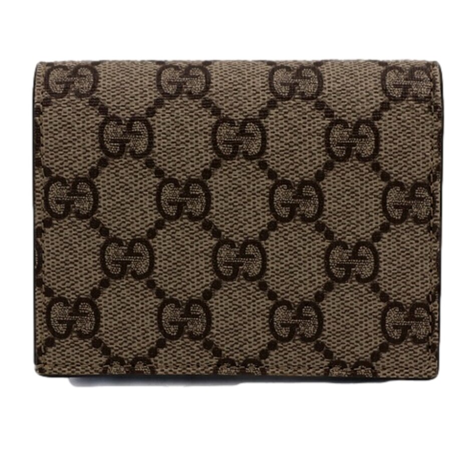 Image 937909_ALTMORE1.jpg, Product 937-909 / Price $938.00, Gucci GG Marmont Canvas Leather Card Case Wallet Pink Blue from Gucci on TSC.ca's Fashion department