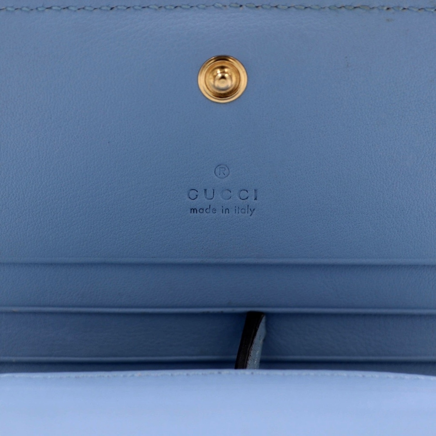 Image 937909_ALTMORE3.jpg, Product 937-909 / Price $938.00, Gucci GG Marmont Canvas Leather Card Case Wallet Pink Blue from Gucci on TSC.ca's Fashion department