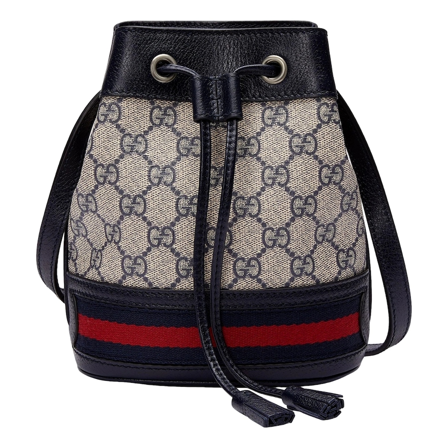 Image 937927.jpg, Product 937-927 / Price $3,172.00, Gucci Ophidia Mini Beige And Blue GG Canvas Bucket Bag from Gucci on TSC.ca's Fashion department