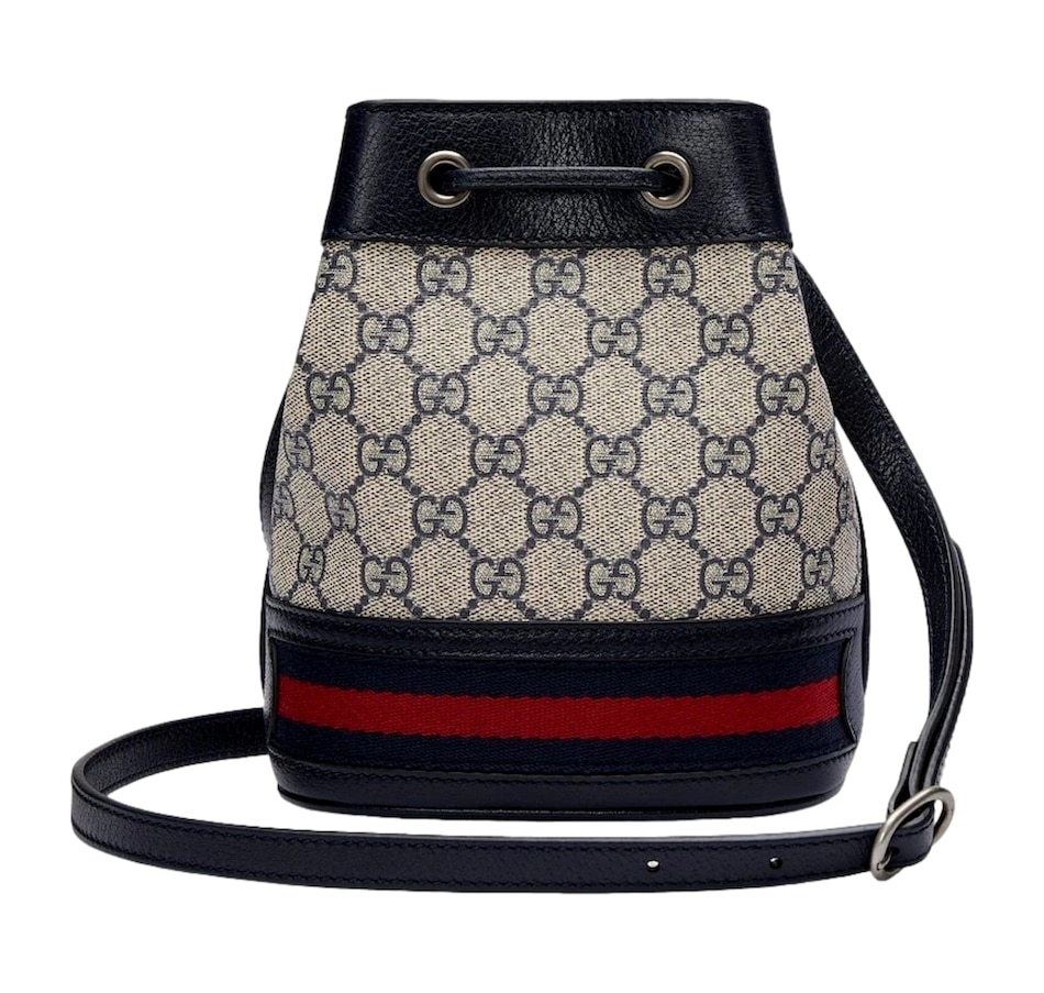 Image 937927_ALTMORE2.jpg, Product 937-927 / Price $3,172.00, Gucci Ophidia Mini Beige And Blue GG Canvas Bucket Bag from Gucci on TSC.ca's Fashion department