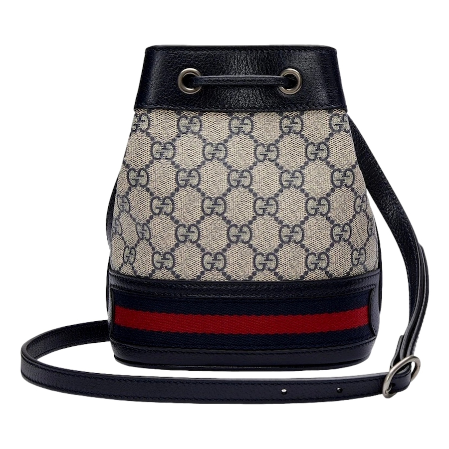 Image 937927_ALTMORE2.jpg, Product 937-927 / Price $3,172.00, Gucci Ophidia Mini Beige And Blue GG Canvas Bucket Bag from Gucci on TSC.ca's Fashion department