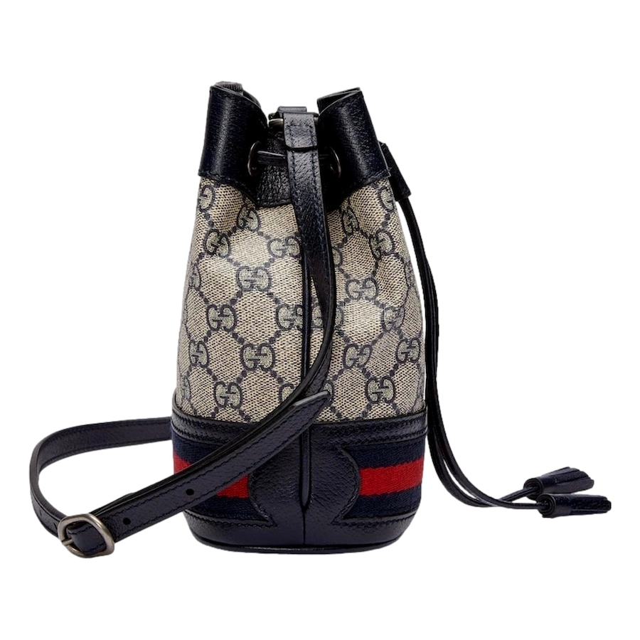 Image 937927_ALTMORE3.jpg, Product 937-927 / Price $3,172.00, Gucci Ophidia Mini Beige And Blue GG Canvas Bucket Bag from Gucci on TSC.ca's Fashion department