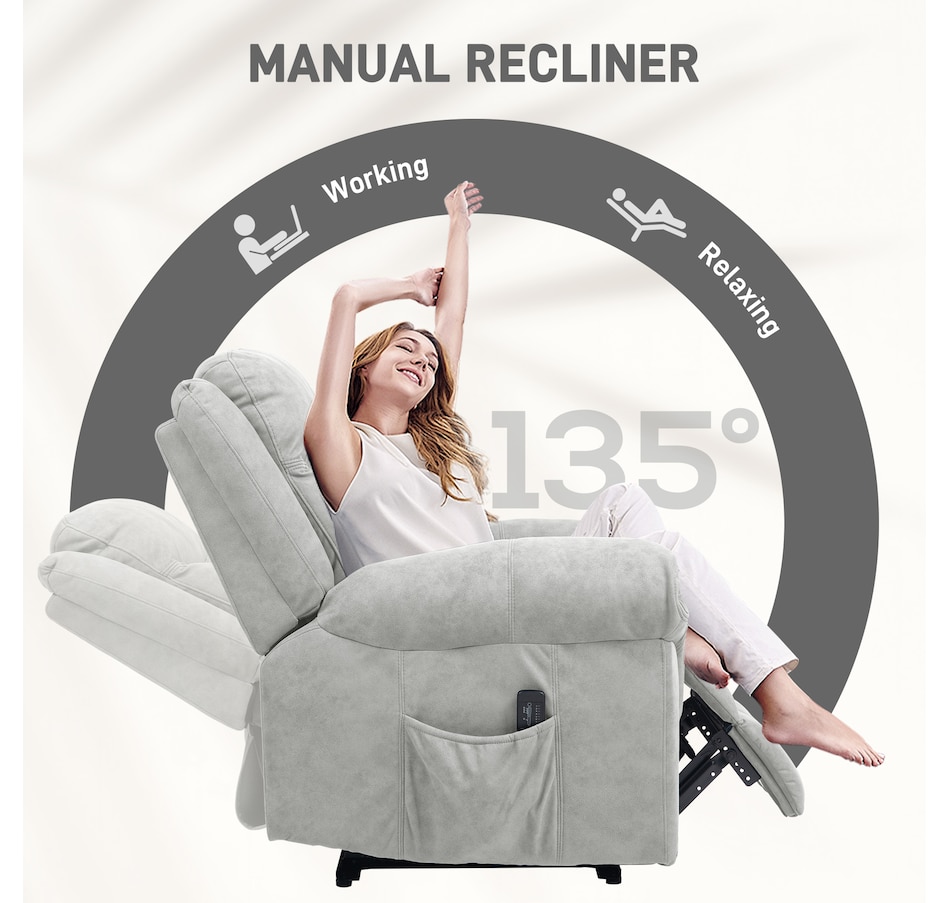 Image 937960_ALTMORE13.jpg, Product 937-960 / Price $479.99 - $599.99, HOMCOM Lift Chair, PU Leather Recliner Chair with Side Pockets from HOMCOM on TSC.ca's Home & Garden department