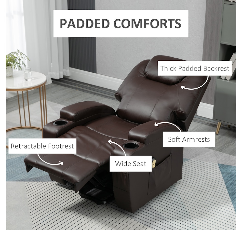 Image 937961_ALTMORE23.jpg, Product 937-961 / Price $539.99 - $569.99, HOMCOM Power Lift Recliner Leather Recliner Chair with Remote Control from HOMCOM on TSC.ca's Home & Garden department