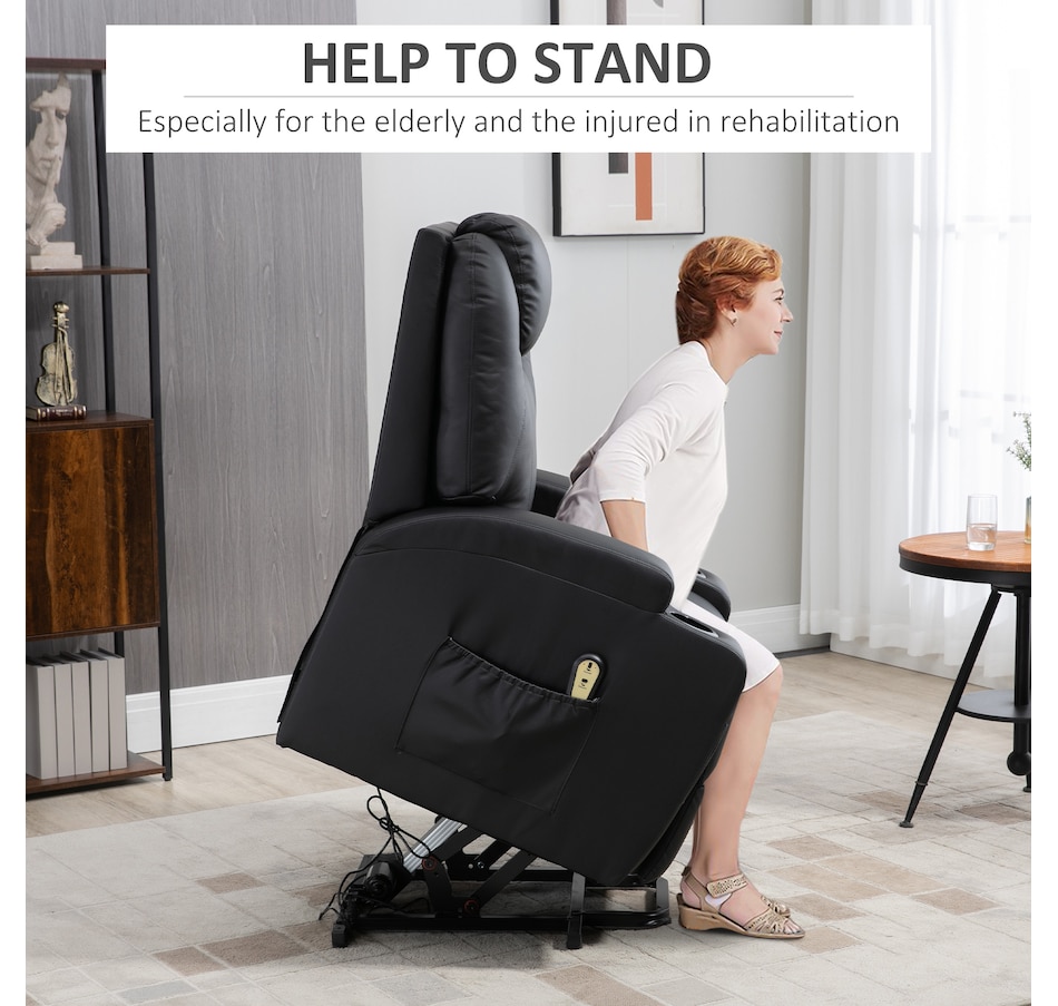 Image 937961_ALTMORE4.jpg, Product 937-961 / Price $539.99 - $569.99, HOMCOM Power Lift Recliner Leather Recliner Chair with Remote Control from HOMCOM on TSC.ca's Home & Garden department