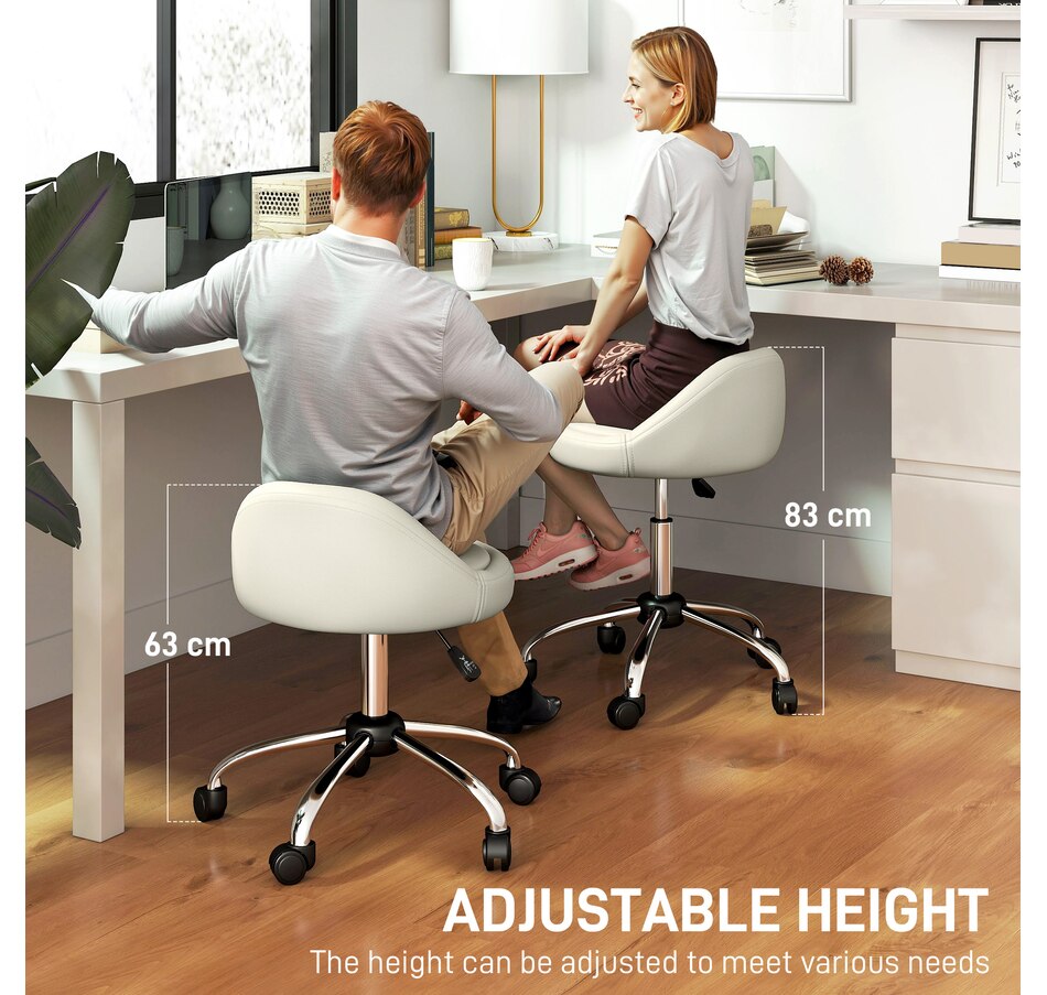 Image 937962_ALTMORE12.jpg, Product 937-962 / Price $69.99, HOMCOM Salon Stool Adjustable Swivel Massage Spa Beauty Stool from HOMCOM on TSC.ca's Home & Garden department