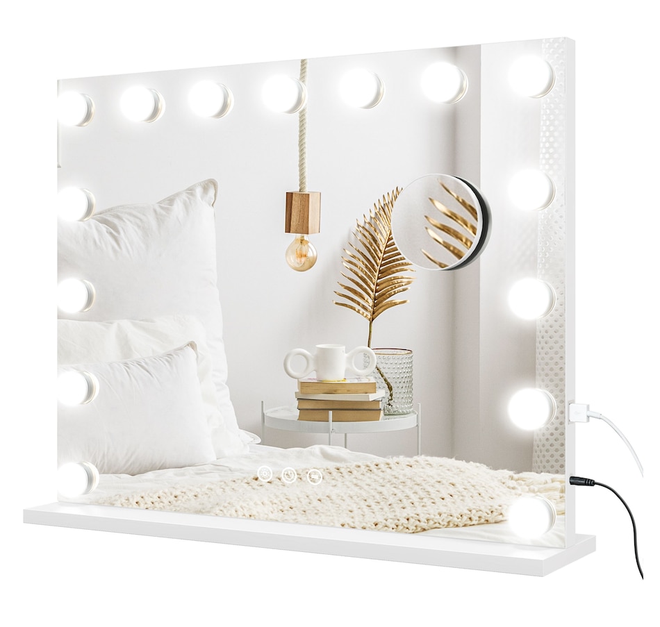 Image 937965.jpg, Product 937-965 / Price $84.99 - $134.99, HOMCOM Hollywood Makeup Mirror with Lights, Vanity Mirror from HOMCOM on TSC.ca's Beauty department