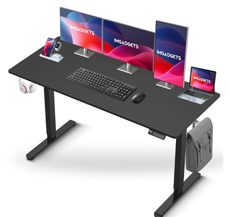 Image 937985_ST01.jpg, Product 937-985 / Price $199.99, IMGadgets 55'' x 24'' Ergonomic Electric Sit-Stand Desk for Large Workspace from IMGadgets on TSC.ca's Home & Garden department