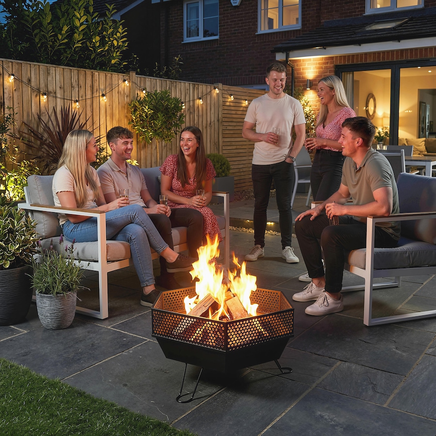 Image 938013_ALTMORE7.jpg, Product 938-013 / Price $94.99, Outdoor Fire Pit with Fire Poker, Foldable Wood Burning Firepits, Black from Outsunny on TSC.ca's department