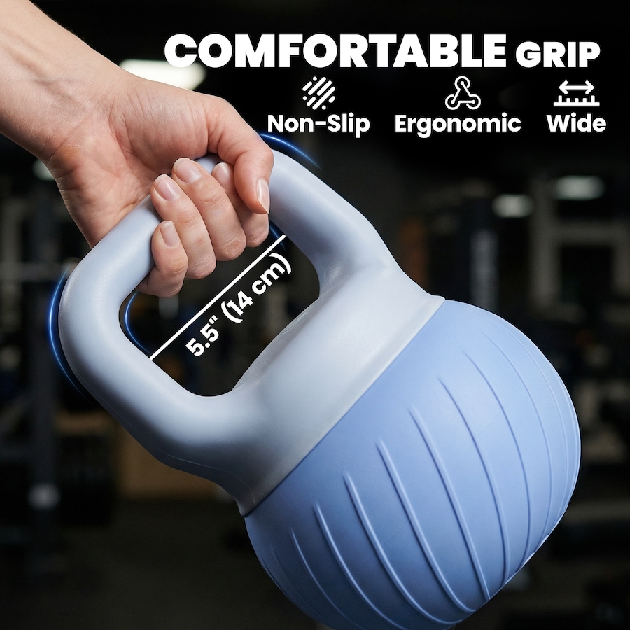 Image 938017_ALTMORE4.jpg, Product 938-017 / Price $48.99, Soozier Soft Kettlebell, 22 lbs Kettle Bell with Anti-Slip Grip from Soozier on TSC.ca's Health & Fitness department