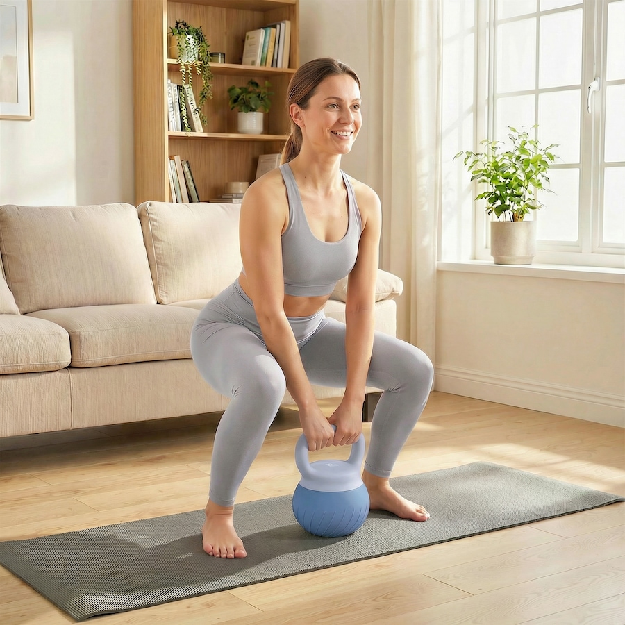 Image 938017_ALTMORE8.jpg, Product 938-017 / Price $48.99, Soozier Soft Kettlebell, 22 lbs Kettle Bell with Anti-Slip Grip from Soozier on TSC.ca's Health & Fitness department