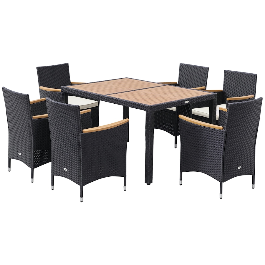 Image 938072.jpg, Product 938-072 / Price $649.99, Outsunny 7 Pieces Outdoor Dining Set for 6, Patio Furniture Set from Outsunny on TSC.ca's Home & Garden department