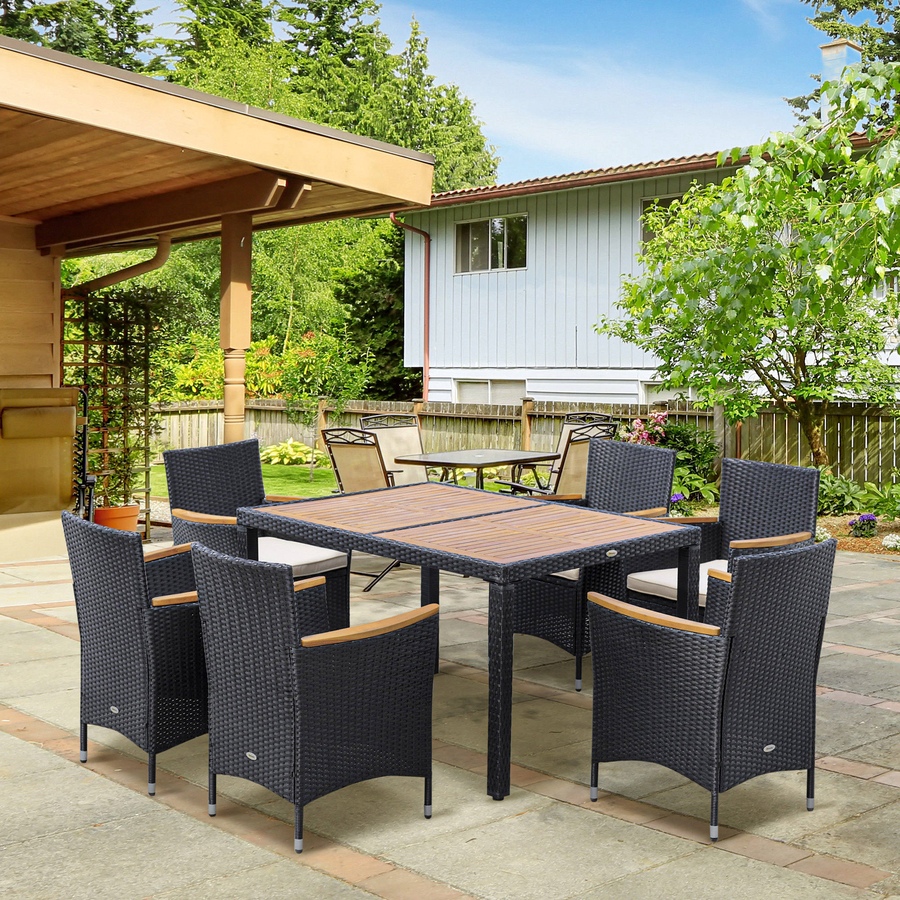 Image 938072_ALTMORE1.jpg, Product 938-072 / Price $649.99, Outsunny 7 Pieces Outdoor Dining Set for 6, Patio Furniture Set from Outsunny on TSC.ca's Home & Garden department