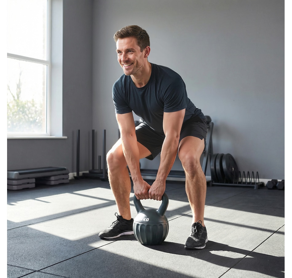 Image 938096_ALTMORE10.jpg, Product 938-096 / Price $33.99 - $52.99, Soozier Kettlebell, 13 lbs/18 lbs/22 lbs Kettle Bell with Non-Slip Handle from Soozier on TSC.ca's Health & Fitness department