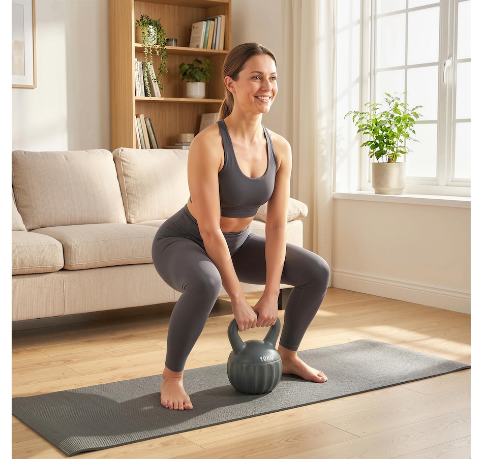 Image 938096_ALTMORE33.jpg, Product 938-096 / Price $33.99 - $52.99, Soozier Kettlebell, 13 lbs/18 lbs/22 lbs Kettle Bell with Non-Slip Handle from Soozier on TSC.ca's Health & Fitness department