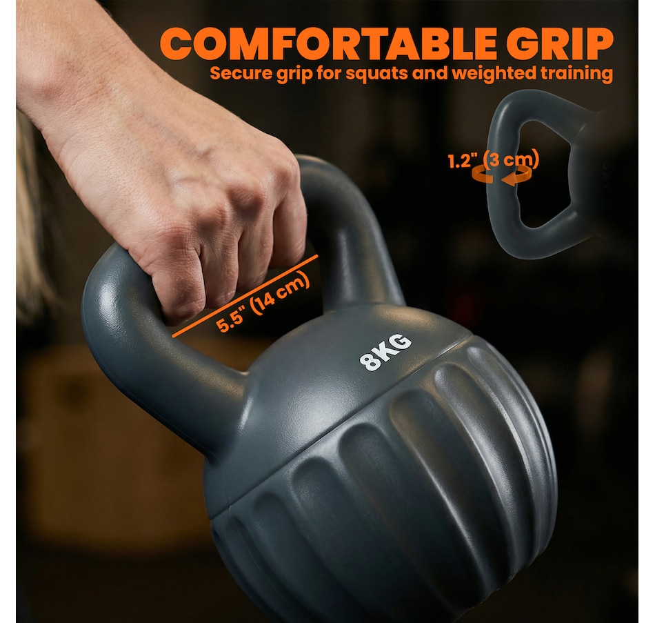 Image 938096_ALTMORE38.jpg, Product 938-096 / Price $33.99 - $52.99, Soozier Kettlebell, 13 lbs/18 lbs/22 lbs Kettle Bell with Non-Slip Handle from Soozier on TSC.ca's Health & Fitness department