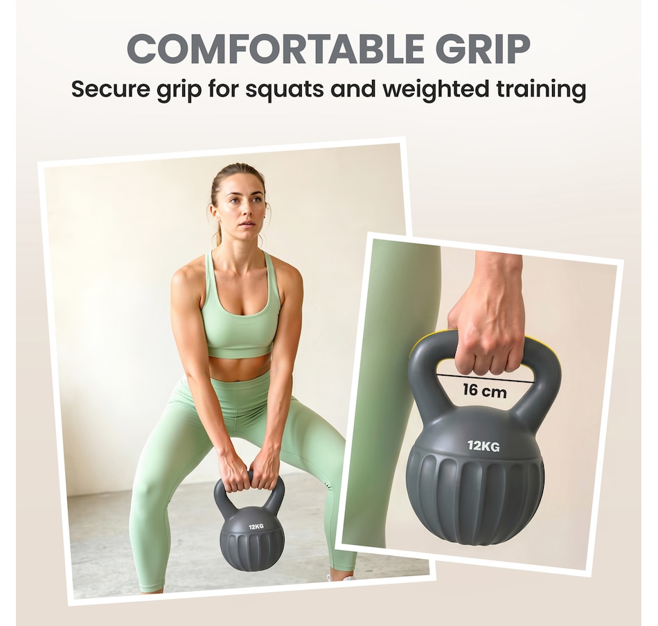 Image 938096_ALTMORE44.jpg, Product 938-096 / Price $33.99 - $52.99, Soozier Kettlebell, 13 lbs/18 lbs/22 lbs Kettle Bell with Non-Slip Handle from Soozier on TSC.ca's Health & Fitness department