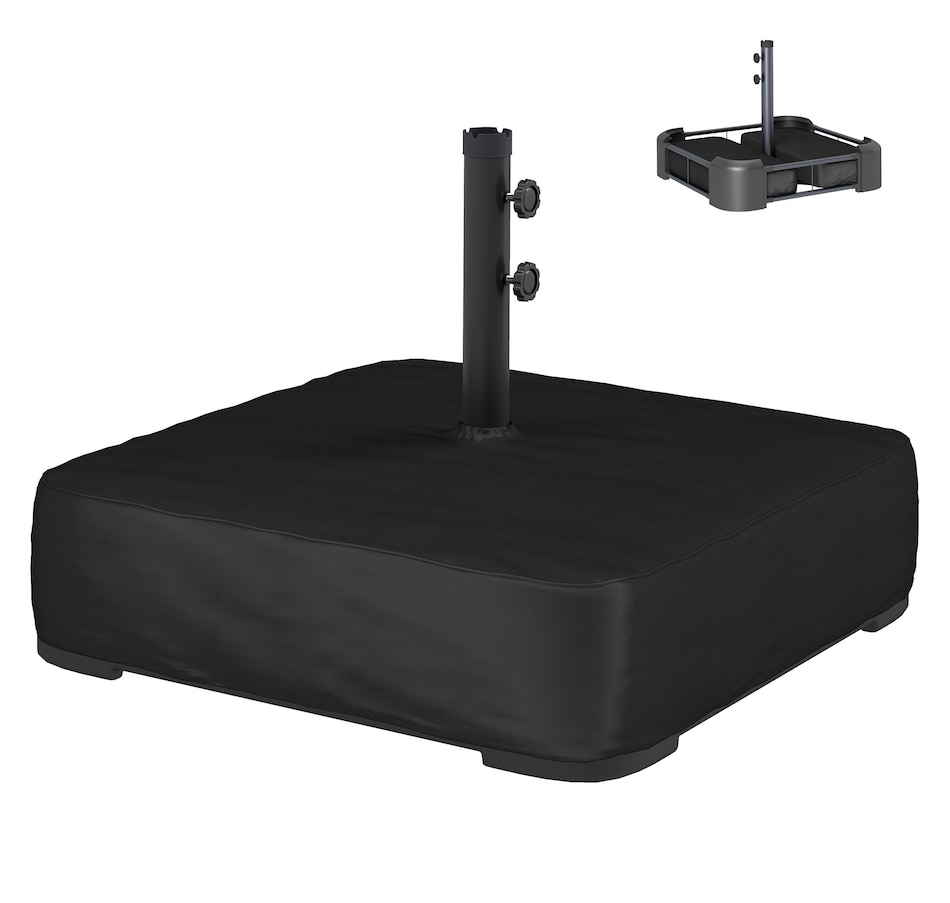 Image 938157.jpg, Product 938-157 / Price $64.99, Patio Umbrella Base 176 lbs Sand Filled for 1.9" Poles, Black from Outsunny on TSC.ca's Home & Garden department