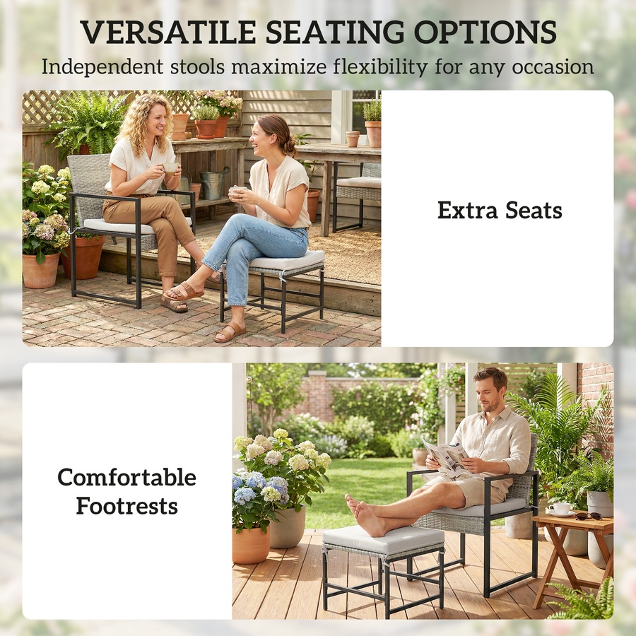 Image 938169_ALTMORE4.jpg, Product 938-169 / Price $579.99, Outsunny 11 Pieces Patio Dining Set with Removable Cushions, Light Grey from Outsunny on TSC.ca's Home & Garden department