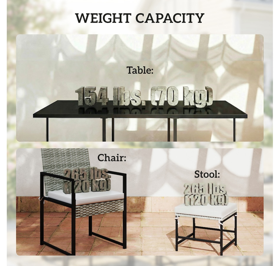 Image 938169_ALTMORE7.jpg, Product 938-169 / Price $579.99, Outsunny 11 Pieces Patio Dining Set with Removable Cushions, Light Grey from Outsunny on TSC.ca's Home & Garden department