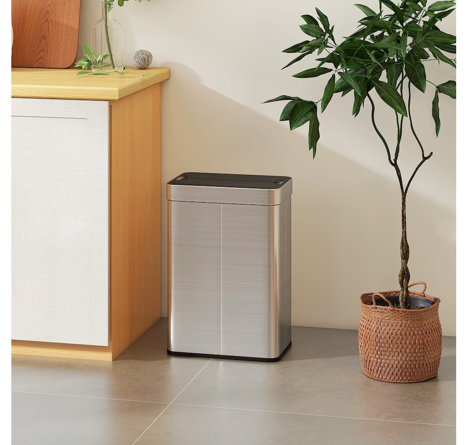 Image 938212_ALTMORE10.jpg, Product 938-212 / Price $94.99 - $104.99, HOMCOM Sensor Garbage Can with Soft-Close Lid Sensor Trash Can from HOMCOM on TSC.ca's Kitchen department